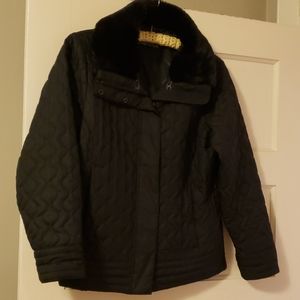 Marmot women's jacket (L) with faux fur collar.